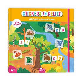 Stickers épais Mon premier ABCdaire animaux