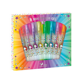 8 mini stylos gels