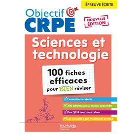 Objectif CRPE 2026 - Sciences et Technologie - 100 fiches pour bien réviser - épreuve écrite M2/L3