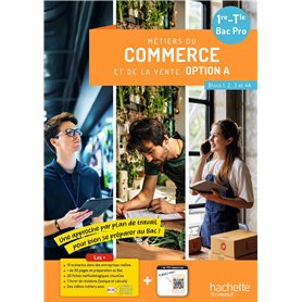 Métiers du commerce et de la vente option A 1re/Term Bac Pro (détachable) - Éd. 2025 Métiers du commerce et de la vente option A 1re/Term Bac Pro (détachable) - Éd. 2025