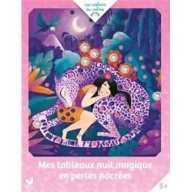 Mes tableaux nuit magique en perles nacrées - pochette avec accessoires