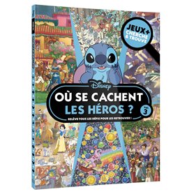 DISNEY - Où se cachent les héros ? - Jeux + Cherche et trouve