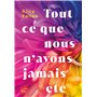 Tout ce que nous n'avons jamais été