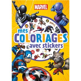MARVEL - Mes Coloriages avec stickers