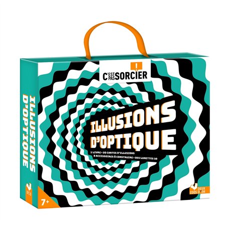 C'est pas sorcier Les Illusions d'optique - coffret avec accessoires