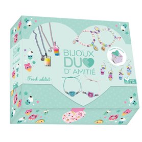 Bijoux duo d'amitié - Foodaddict - coffret avec accessoires