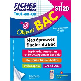 Objectif BAC Fiches Tout-en-un Term STI2D - Mes épreuves finales du Bac
