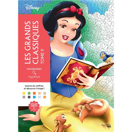 Coloriages mystères Disney - Les Grands classiques Tome 9