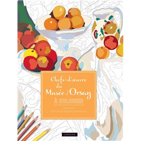 Chefs d'oeuvres du musée d'Orsay coloriages anti-stress