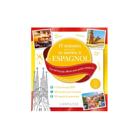 15 minutes par jour pour se remettre à l'espagnol + CD