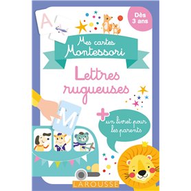 Mes cartes Montessori : Lettres rugueuses