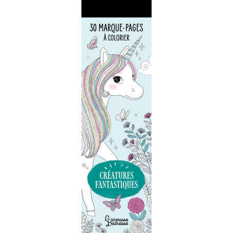 30 marque-pages à colorier - Créatures fantastiques