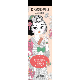 30 marque-pages à colorier - Merveilleux Japon
