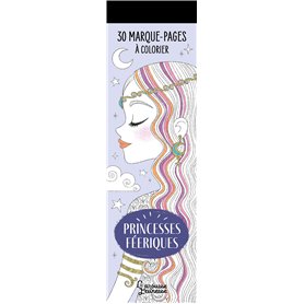 30 marque-pages à colorier - Princesses féeriques