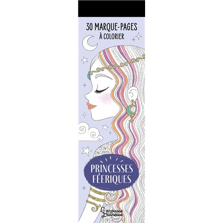 30 marque-pages à colorier - Princesses féeriques