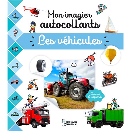 Mon imagier autocollants - Les véhicules