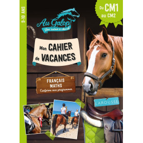 Cahier de vacances AU GALOP du CM1 au CM2