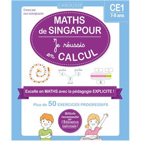 Maths de Singapour - Je réussis en calculs - CE1