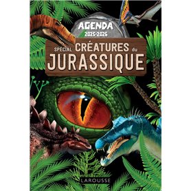 Agenda scolaire créatures du Jurassique 2025-2026