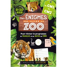 Mes énigmes UNE SAISON AU ZOO - Du CM1 au CM2 - Cahier de vacances