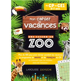 Cahier de vacances UNE SAISON AU ZOO  CP-CE1