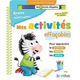 Bravo les maternelles - Mes activités effaçables - Grande section