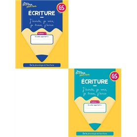 Cahiers Bordas pour tous - Ecriture GS - 2023 - Cahiers élève 1 et 2 sous film