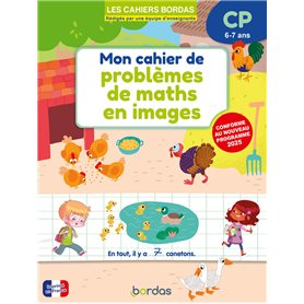 Les cahiers Bordas - Mon cahier de problèmes de maths en images CP