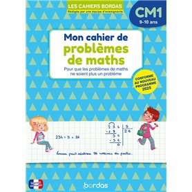Mon cahier de problèmes de maths CM1