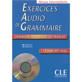 Exercices audio de grammaire progressive de francais + 1 cd audio mp3 inclus