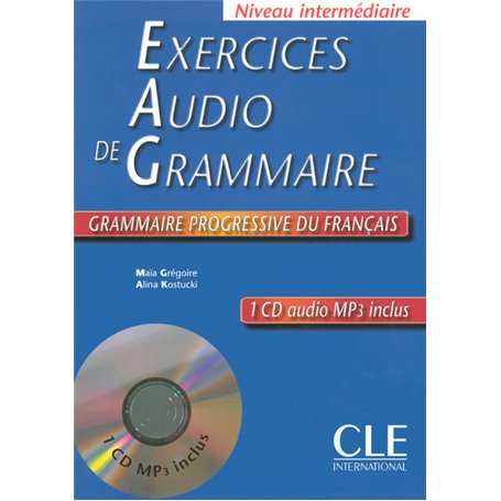 Exercices audio de grammaire progressive de francais + 1 cd audio mp3 inclus