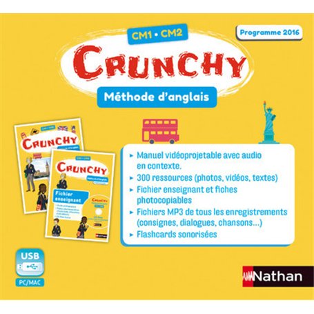 Crunchy Anglais CM - Clé USB 2019