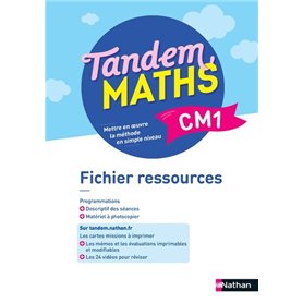 Tandem Maths CM1 - Fichier ressources