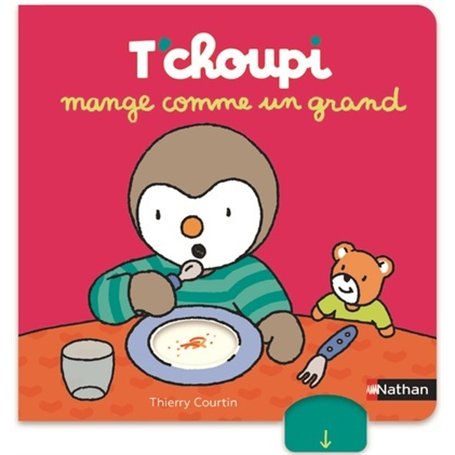T'choupi mange comme un grand
