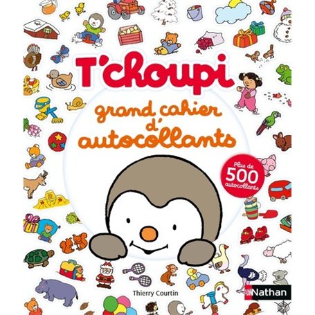T'choupi Grand cahier d'autocollants