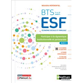 Participation à la dynamique institutionnelle et partenariale Bloc 5 BTS ESF 1ère et 2ème années - 2023 -Manuel+ iManuel