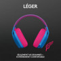 Casque gaming sans fil Logitech - G435 LIGHTSPEED - BLEU - Léger Bluetooth avec 79,99 €