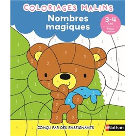 Nombres magiques PS - Coloriages malins