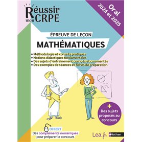 Epreuve orale Leçon - Mathématiques - CRPE 2024 et 2025