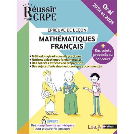 Epreuve orale Leçon - Compil Maths Français - CRPE 2024 et 2025