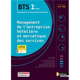 Management de l'entreprise Hôtelière et Mercatique des service BTS 1re année BTS MHR - 2024 - Pochette - élève - + iManuel
