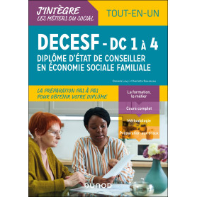 DECESF - DF 1 à 4 - Diplôme d'État de Conseiller en économie sociale familiale