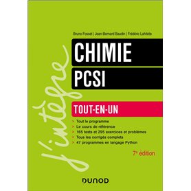 Chimie tout-en-un PCSI - 7e éd.