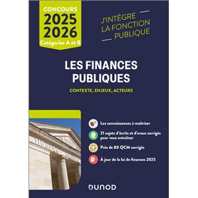 Les finances publiques 2025-2026