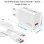 45W Chargeur Rapide avec Câble USB C 1m pour XiaoMi Redmi Note 14 5G 14 Pro, Chargeur Turbo pour Xiaomi Pad 6 5 Redmi Note 14 13