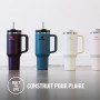 Stanley Quencher H2.0 FlowState Mug Isotherme avec Paille 1.2L - Froid Pendant 11 Heures - Glacé Pendant 48 Heures - Thermos Lav