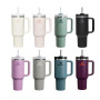 Stanley Quencher H2.0 FlowState Mug Isotherme avec Paille 1.2L - Froid Pendant 11 Heures - Glacé Pendant 48 Heures - Thermos Lav