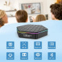 Boîtier TV Android 12.0, 4Go RAM 64Go ROM Allwinner H618 Quad-Core 64-Bit Supporto 2.4GHz/5GHz WiFi6 10/100M LAN Enternet BT 5.0