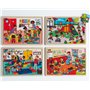 Puzzles bois Ensemble à l'école