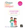 Chaque jour compte - Maths CE1 Ed. 2023 - 5 plasti-fiches